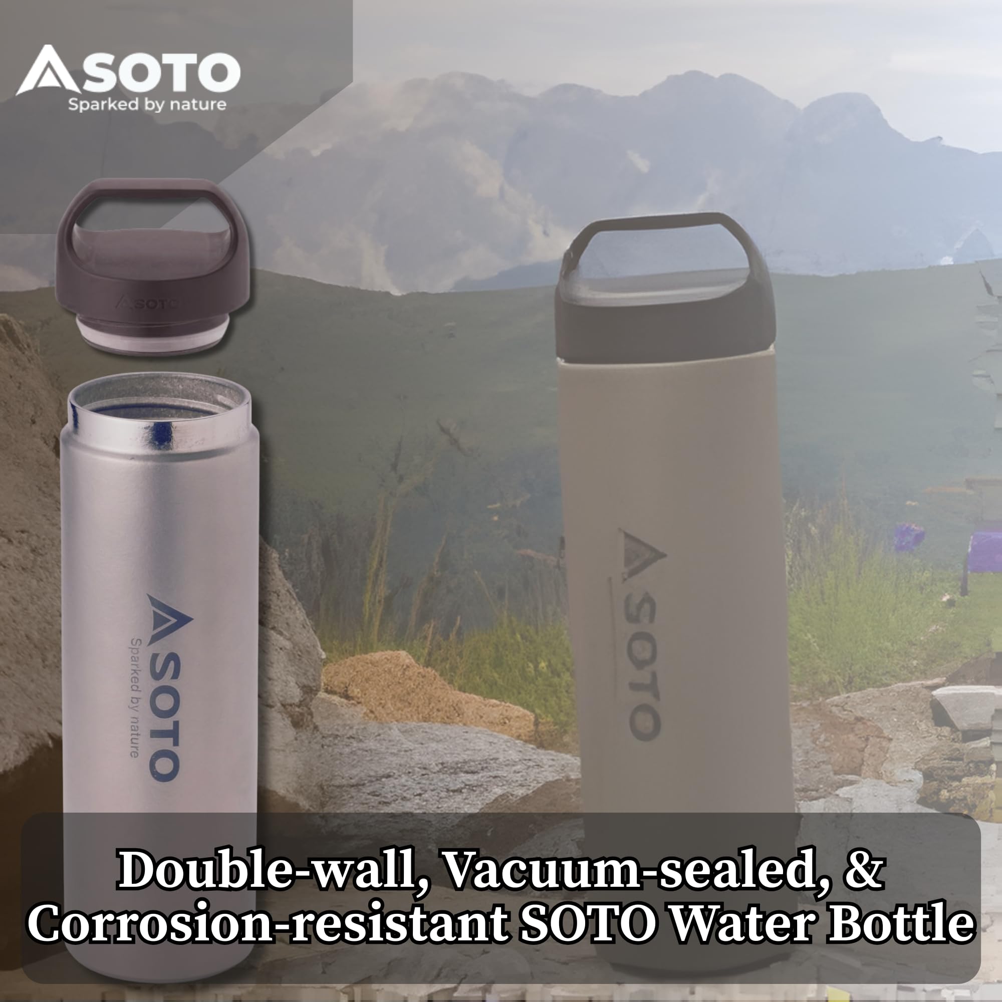 Amazon.com: SOTO Titanium Water Bottle - Ultralight, Leak proof